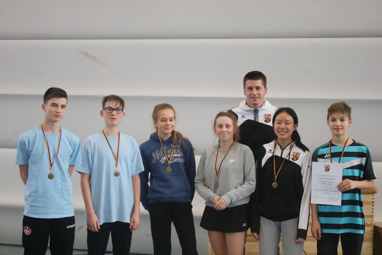 Badminton 1. Platz WK III