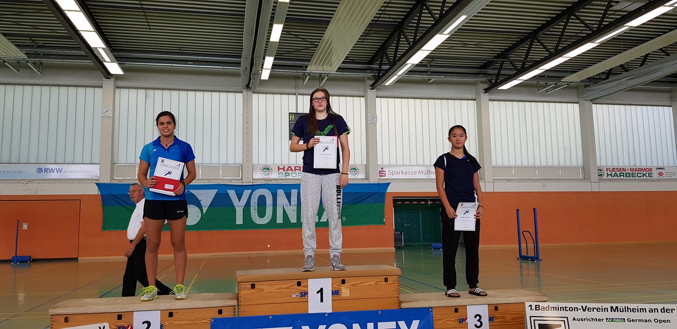 Chiara Marino 2. Platz Mädcheneinzel U17
