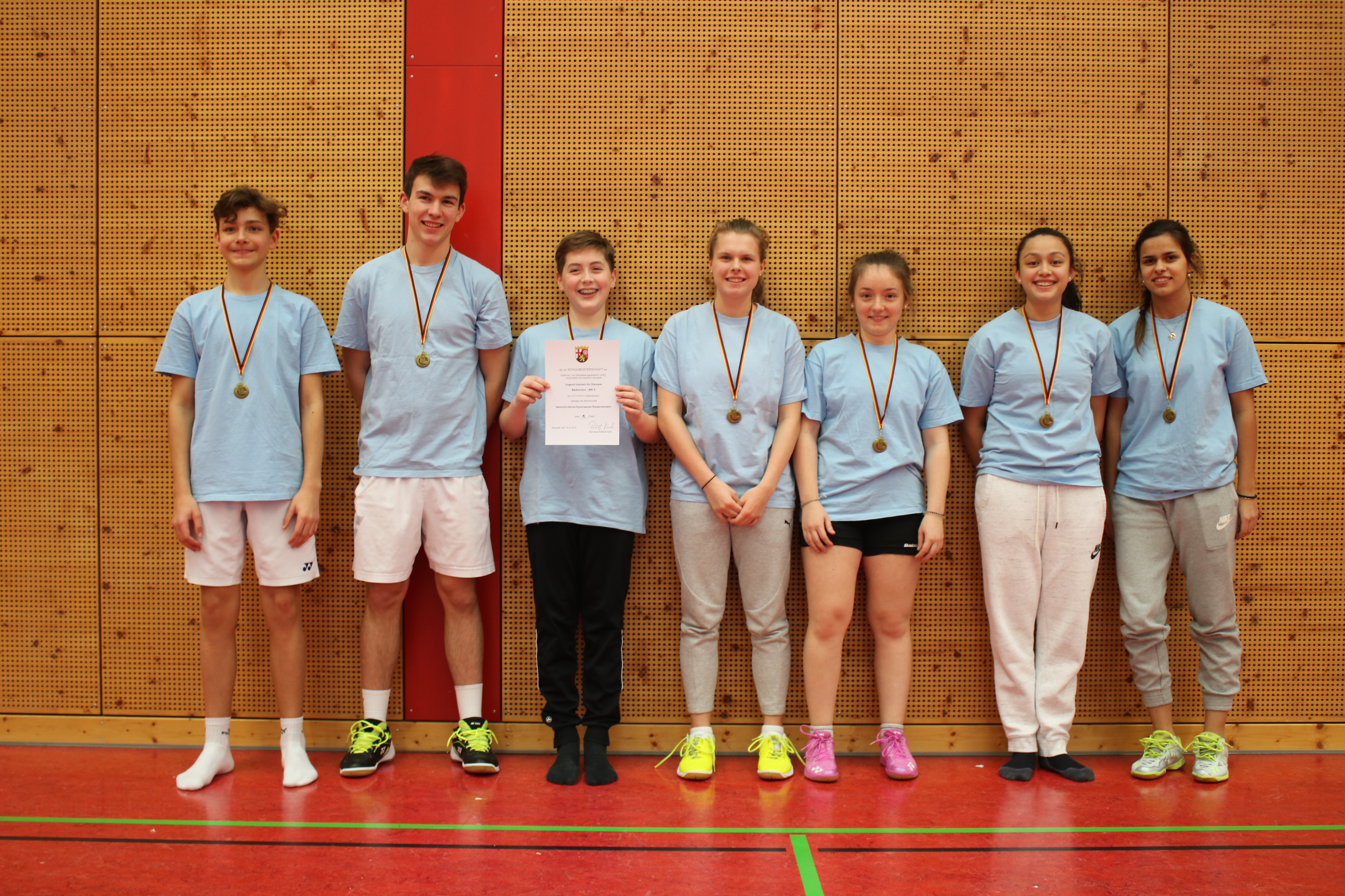 Jugend trainiert 1. Platz WK II