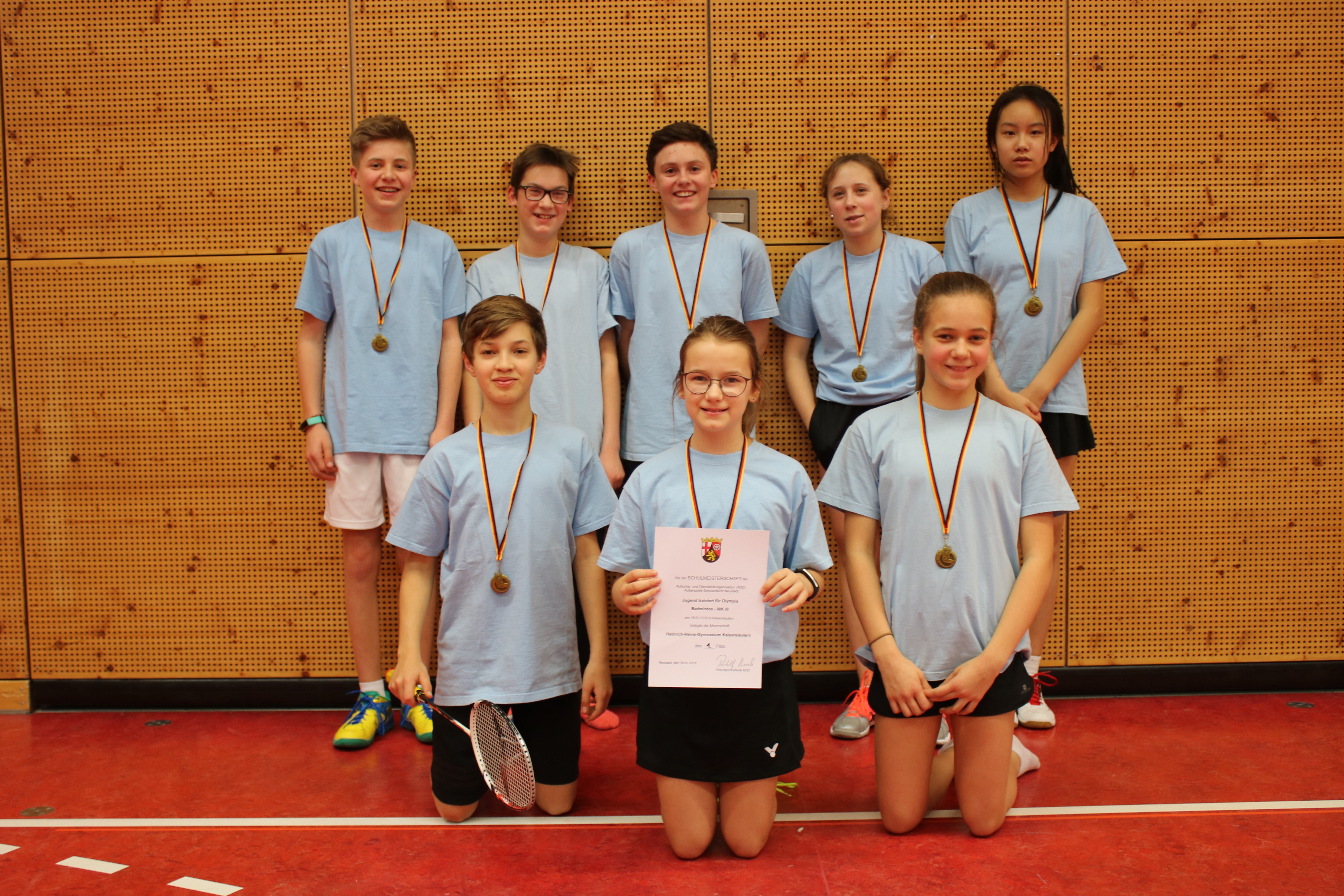 Jugend trainiert 1. Platz WK III