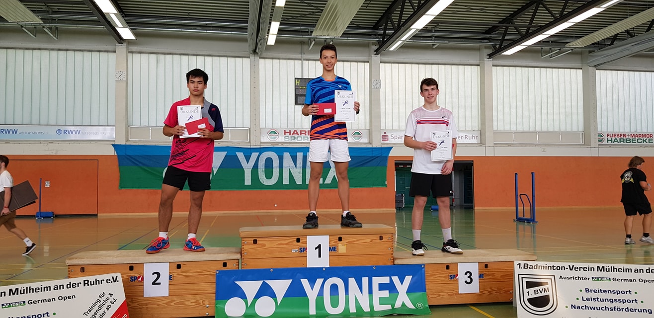 Tobias Mickel 1. Platz Jungeneinzel U17