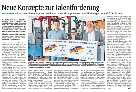 Pressebericht LLZ Rheinpfalz