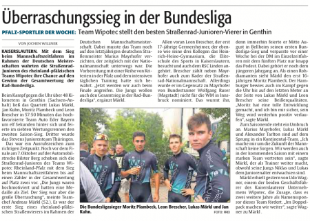 Sieg in der Bundesliga