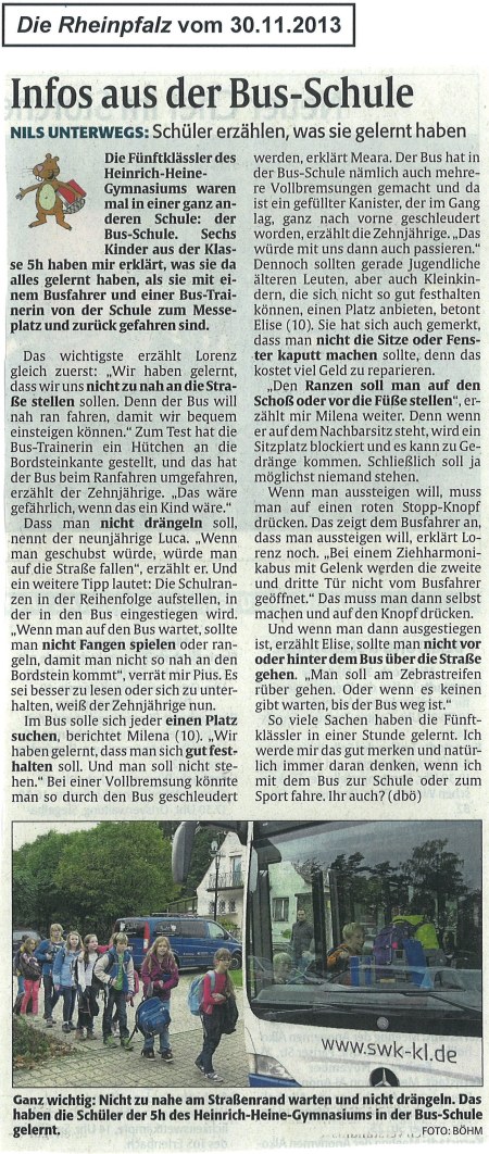 Bus-Schule 2013