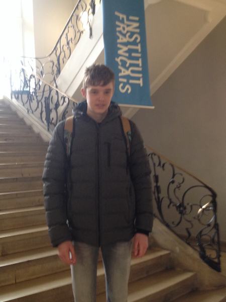 Jonathan Wilhelm MSS11 am 29.01.2020 DELF mündlich am Institut Francais in Mainz