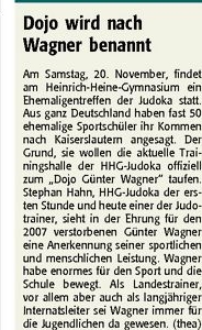 Dojo wird nach Wagner benannt