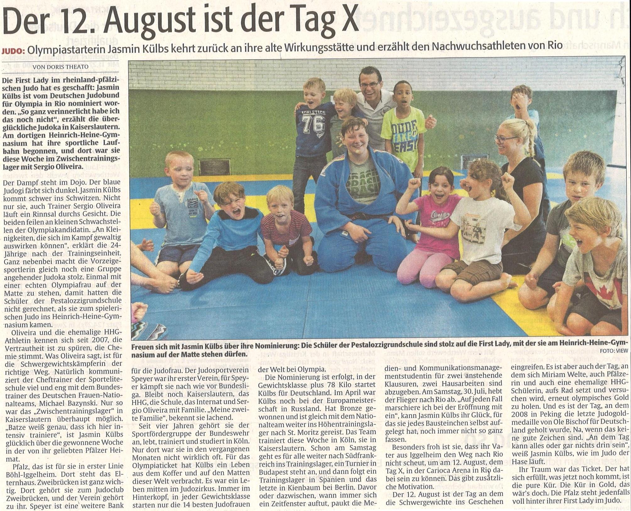 Der 12August ist der Tag X