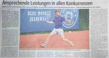 Tennis Pfalzmeisterschaft