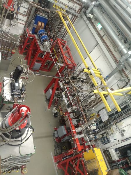 Ausschnitt aus dem Teilchenbeschleuniger MAMI