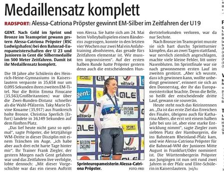 Em Alessa Medaillensatz komplett