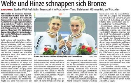 Welte WM 3 Platz